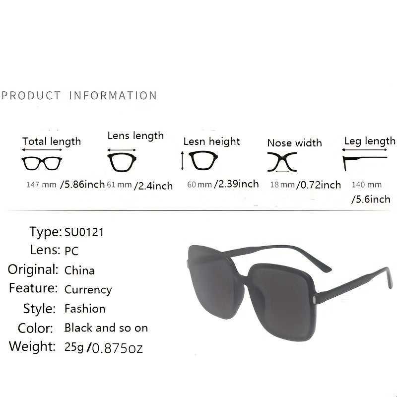 Ombre Lens Sunglasses UV400 for Men Women
