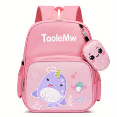 Kids Princess Cartoon Backpack for Girls Boys with Coin Purse