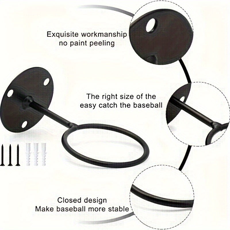 Wall Mounted Baseball Storage Rack Golf Ball Rack