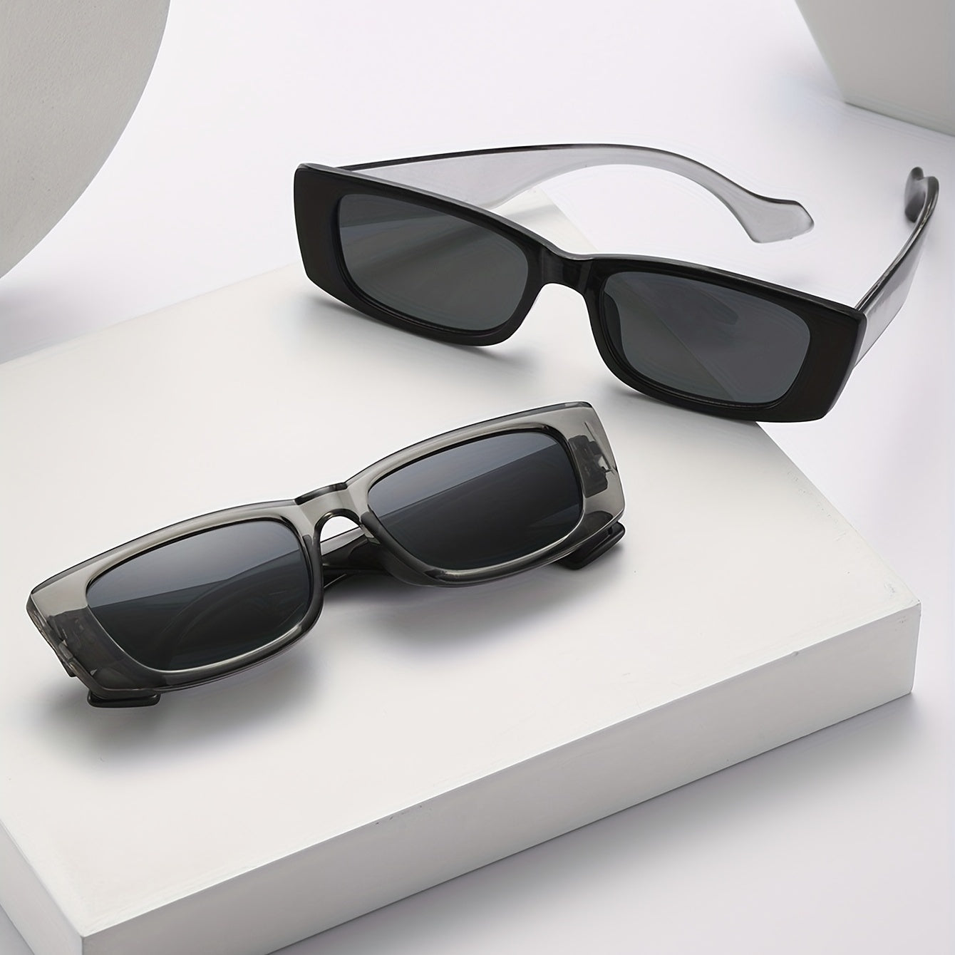 Square Frame Sunglasses Wrap Around Glasses UV400