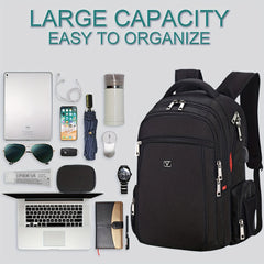 Waterproof Laptop Backpack 40L with USB Charging Port