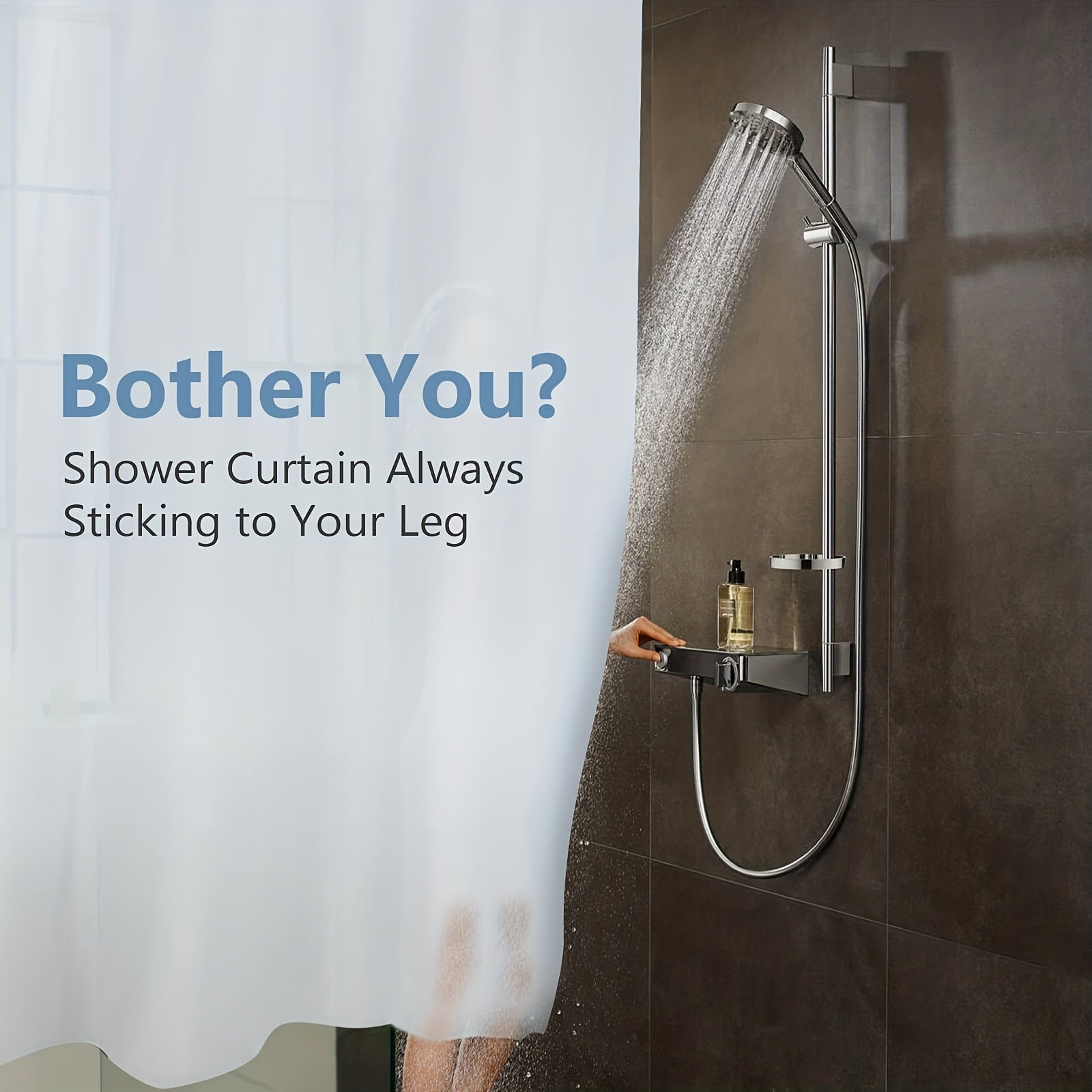 1PC Shower Curtain Weights Magnets Silicone Coated Strong