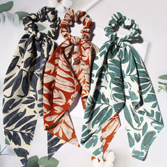 3pcs Hawaiian Tropical Prints Ribbon Band Hair Scarf Boho Style Head Band