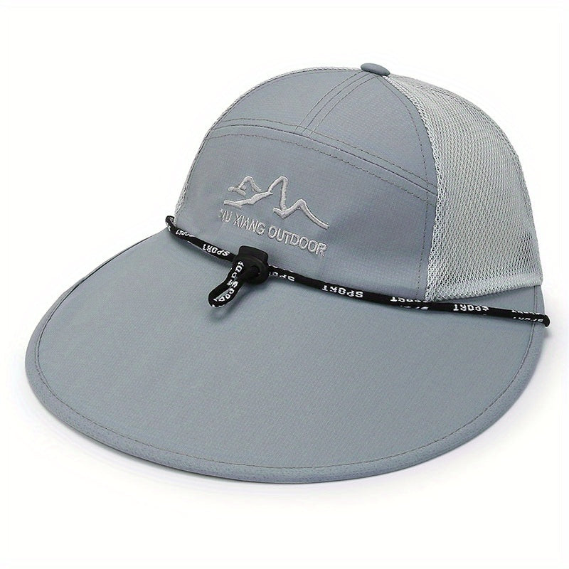 Mesh Sun Hat UV Protection Solid Visor Hat