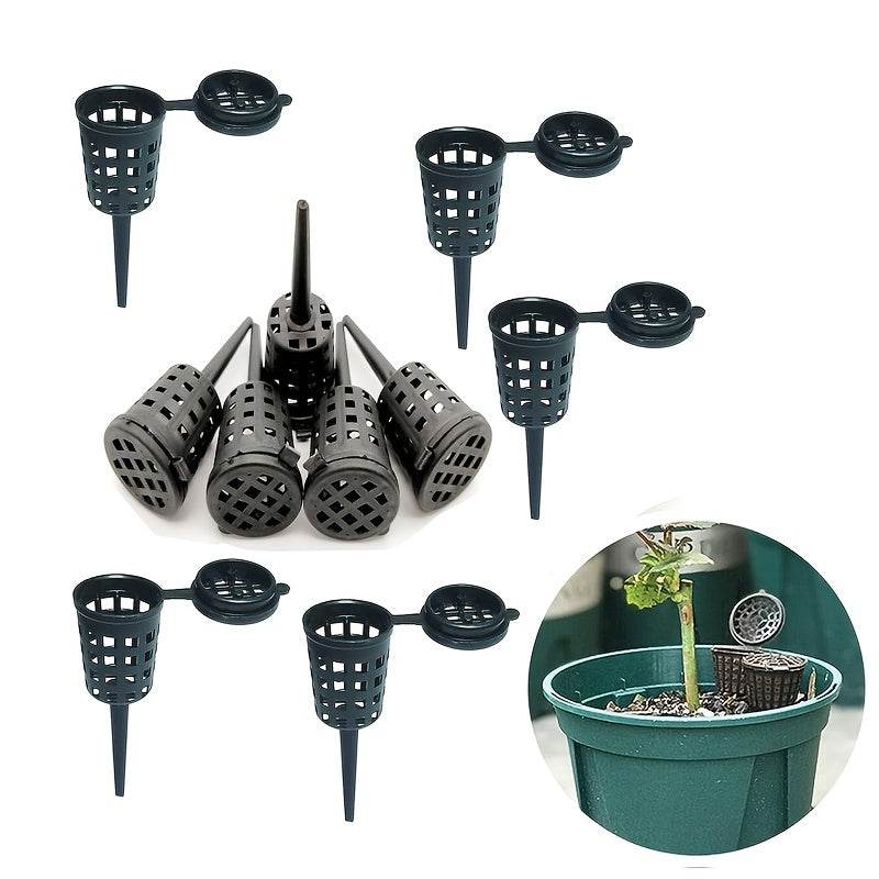10pcs Plastic Bonsai Fertilizer Box with Lid
