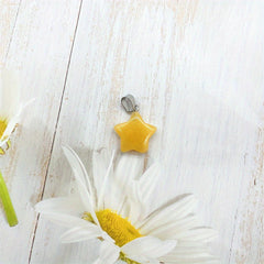 Natural Crystal Star Pendant Healing Gemstone Men