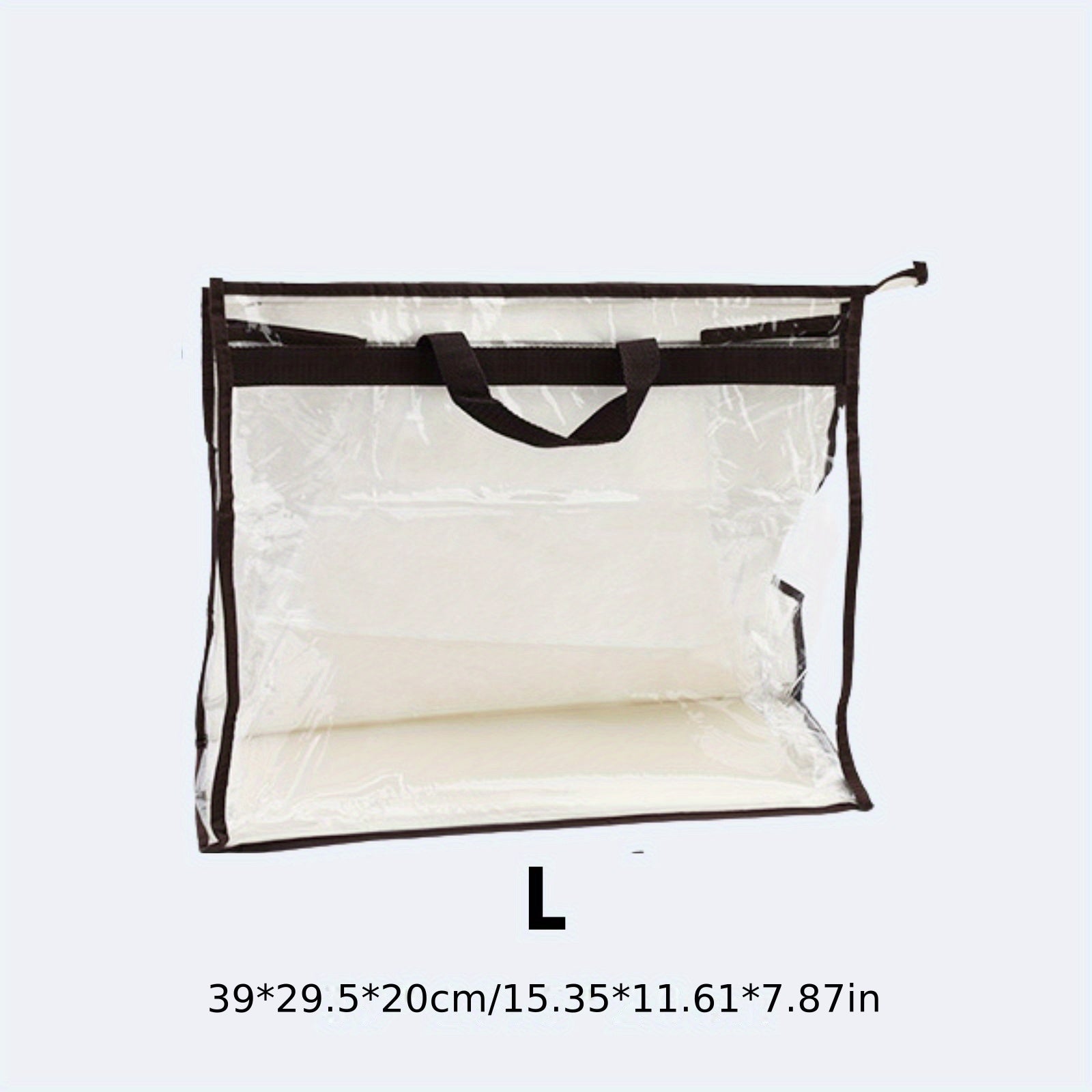 Clear Dust Bag for Handbags S M L XL Purse Storage Organizer