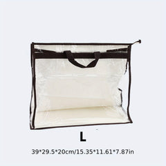 Clear Dust Bag for Handbags S M L XL Purse Storage Organizer