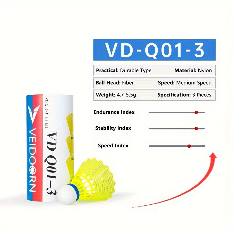 6pcs Professional Badminton Shuttlecocks Indoor Outdoor Training Ball