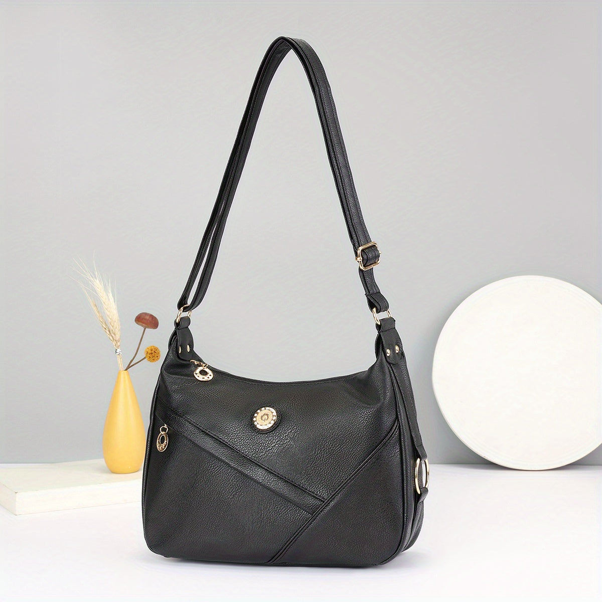 Minimalist Casual Shoulder Bag Solid All Match Underarm Bag