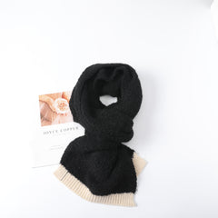 Women's Plush Knit Shawl for Winter Warmth