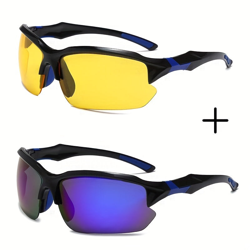 Men's Sports Sunglasses UV400 for Golf Fishing Running
