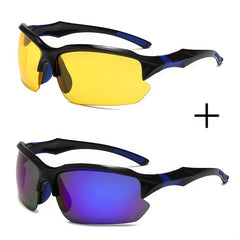 Men's Sports Sunglasses UV400 for Golf Fishing Running