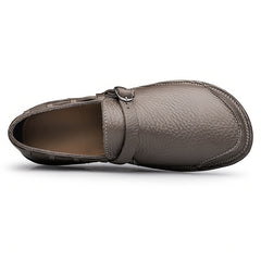 Men's Buckle Loafer Boat Shoes Lightweight Slip On Flat Shoes