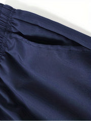 Men's Stretch Waist Drawstring Shorts with Pockets