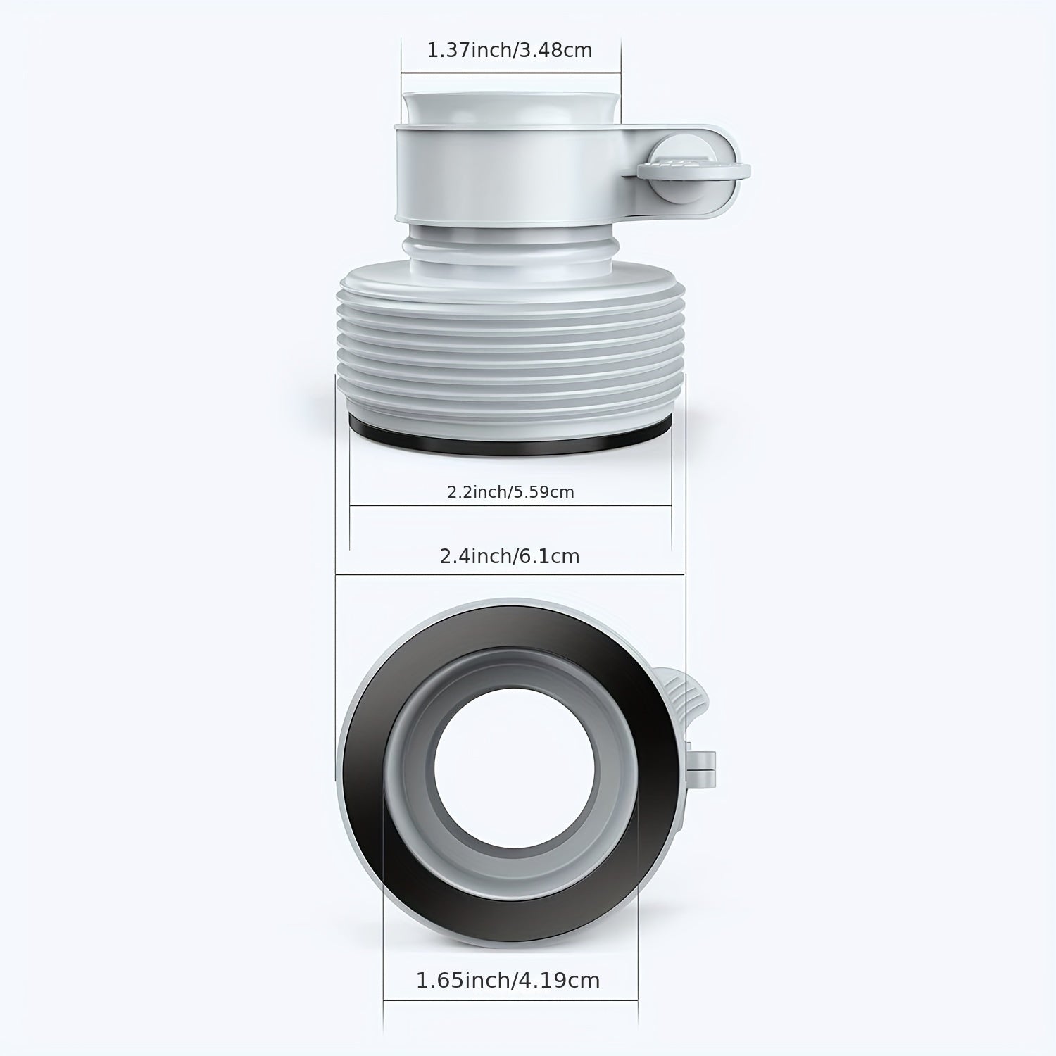 Pool Hose Adapters 1.25 to 1.5 Type B Conversion Kit