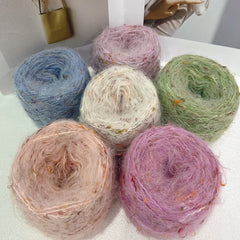 Maheihua Circle Knitted Wool Ball Soft Skin Friendly DIY 50g