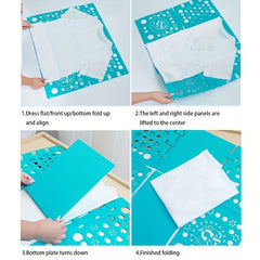Plastic T-shirt Storage Folding Dividers Clothes Organizer