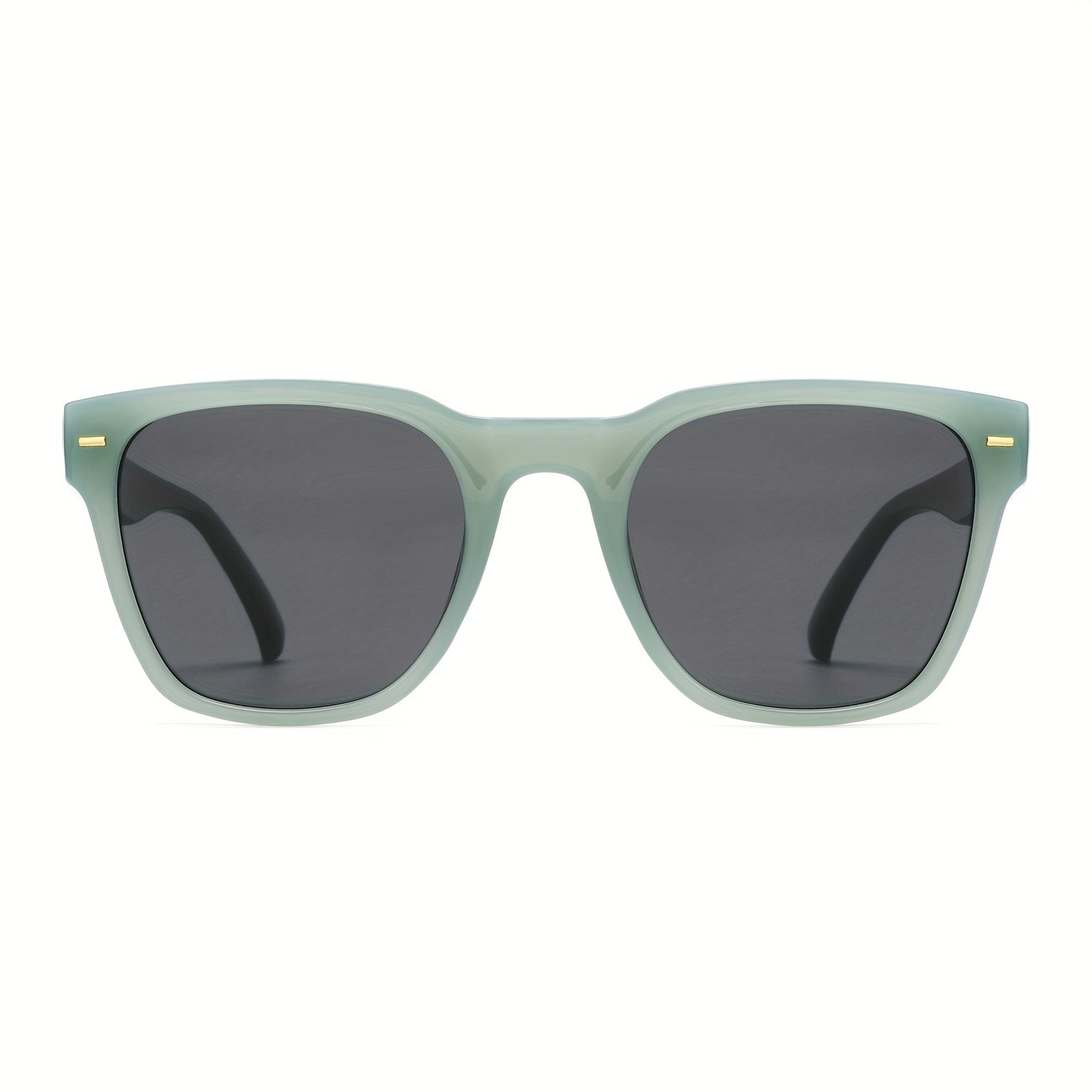 OUWEN Square Polarized Sunglasses Men Women Retro Sun Glasses VF2223