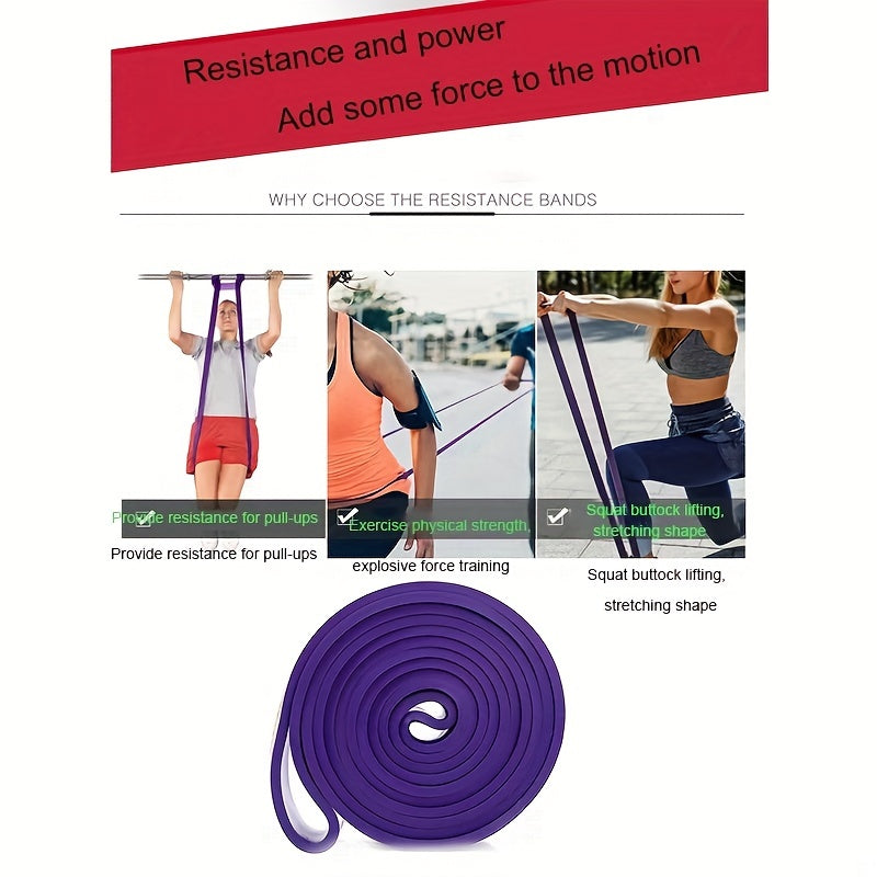 Portable Elastic Resistance Band for Body Stretching