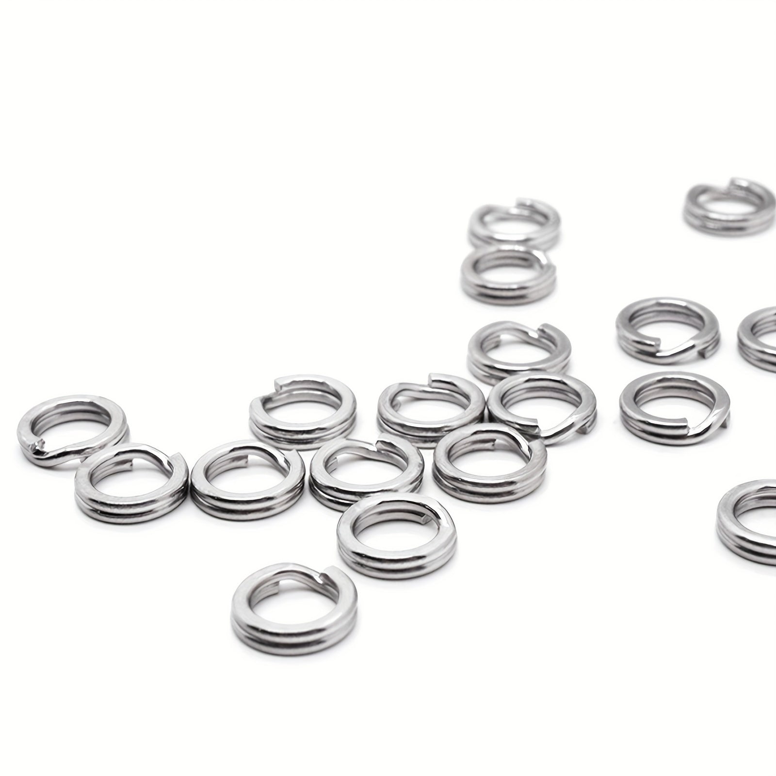 Stainless Steel Split Rings for Fishing 15LB-320LB