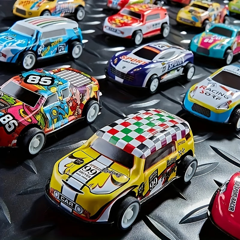 Alloy Inertia Pull Back Car Decorative Toy Car Model Mini Racing Car Toy