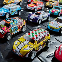 Alloy Inertia Pull Back Car Decorative Toy Car Model Mini Racing Car Toy