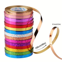 11 Yards Curling Ribbon Metallic Balloon String Roll Assorted Colors