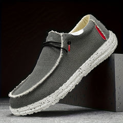  Men's Canvas Loafers Breathable Non Slip Sneakers