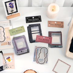 15pcs Time Boundary DIY Decoration Stickers Random Pack for Journaling