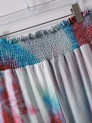  Tie Dye Wide Leg Trousers