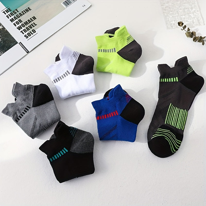 Men's Sports Socks Breathable Moisture Wicking 6 Pairs