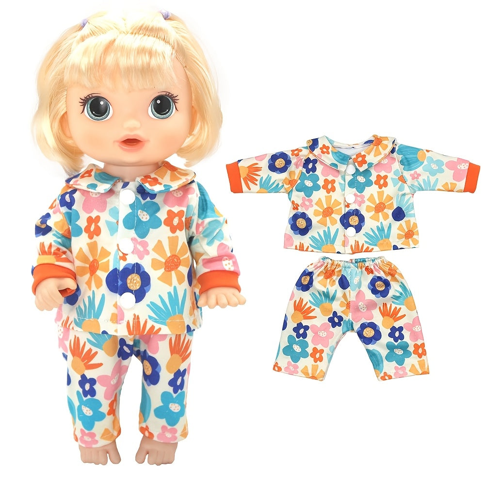 Doll Clothes Set for 12 inch Dolls Jumpsuits Children's Favorite Gift