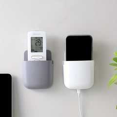 Remote Control Holder Wall Mount Media Storage Box with Adhesive