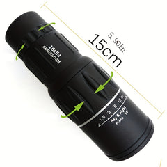 16X52 Monocular Telescope HD Waterproof Durable for Outdoor Concert