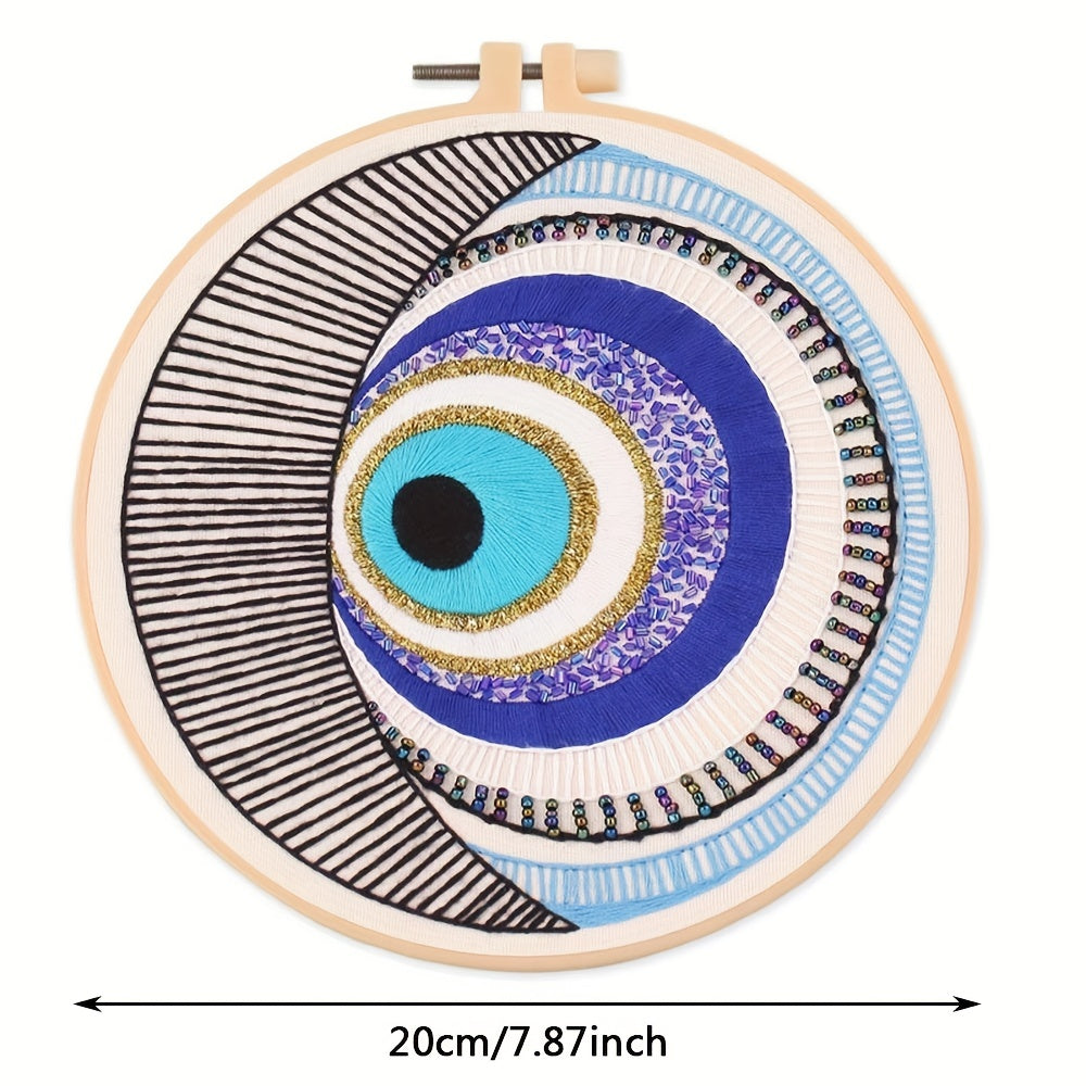 Ethnic Elements Cross Stitch Embroidery DIY Kit for Home Decoration