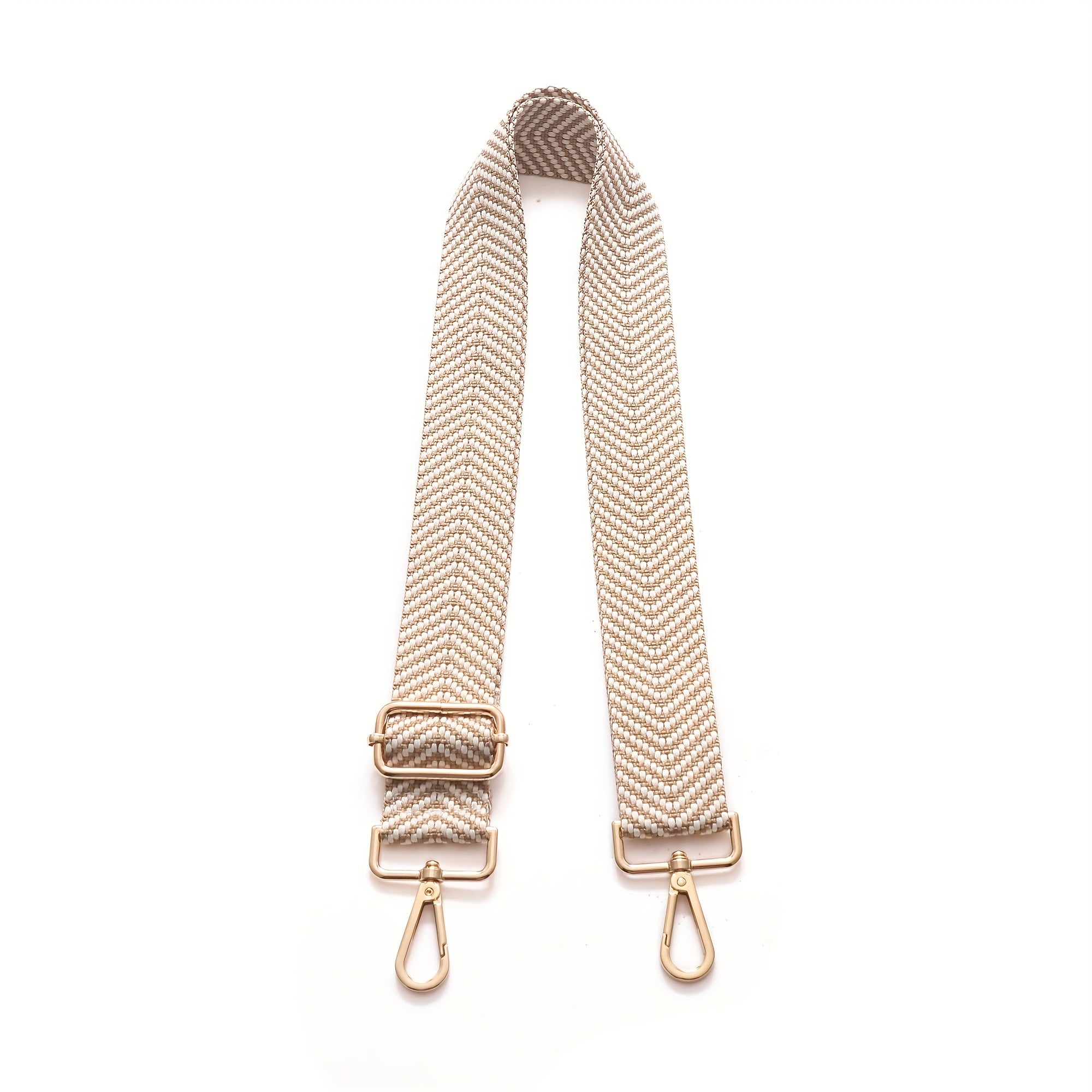 Stripes Wide Shoulder Strap With Buckles Dacron Adjustable Replacement Belt