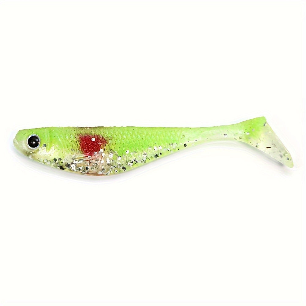 B&U 3pcs 8 Soft Plastic Swimbait Fishing Lure For Bass Trout Crappie