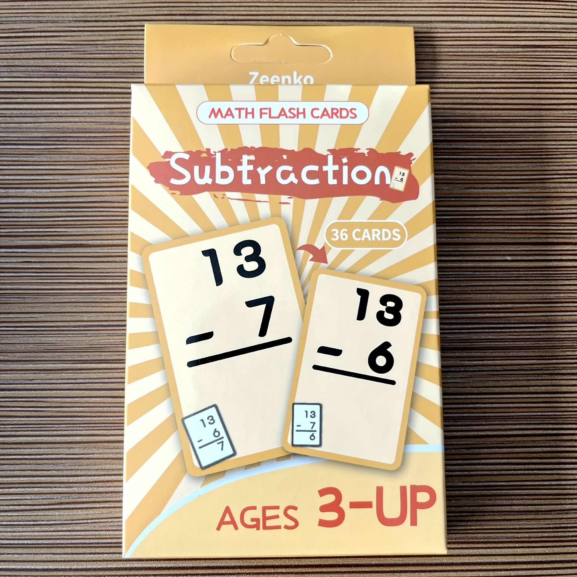 Add Sub Div Practice Cards Math Activities Study Supplement