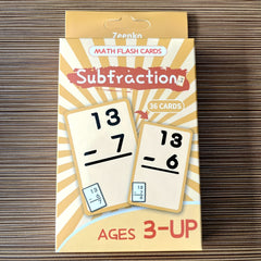 Add Sub Div Practice Cards Math Activities Study Supplement