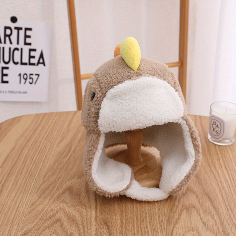 Dinosaur Full Fleece Earmuffs Winter Warm Boys Girls