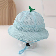 Sun Hat for Baby 0-3 Years Old with Strap