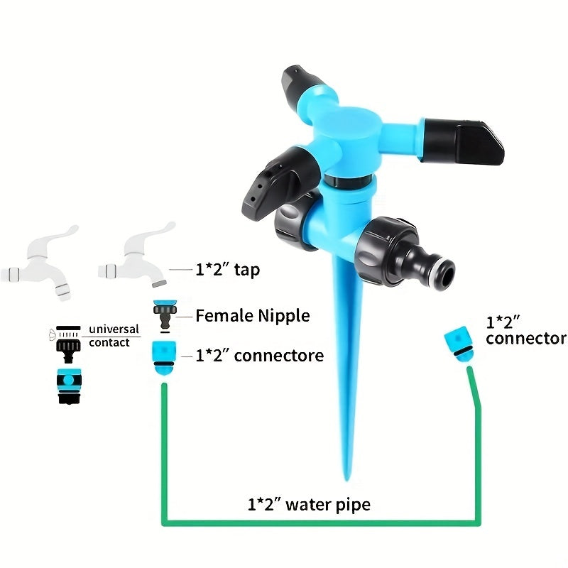 360&deg; Rotating Lawn Sprinkler for Yard