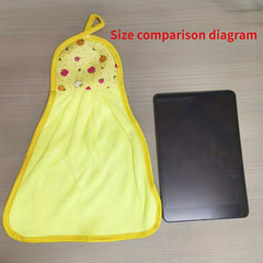 Coral Fleece Hanging Towel Quick Drying Soft Absorbent Towel