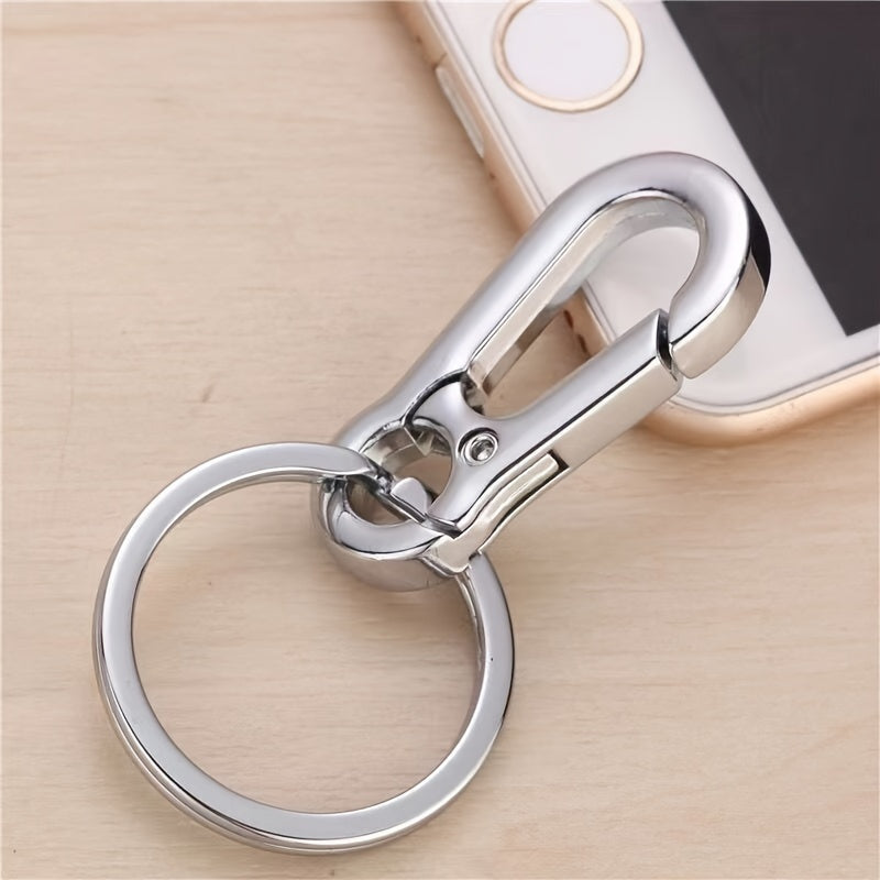 Stainless Steel Keychain Anti-lost Hanging Buckle Pendant
