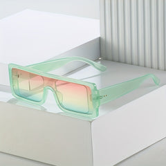 Y2K Rectangle Sunglasses Summer Candy UV400 Sun Shades