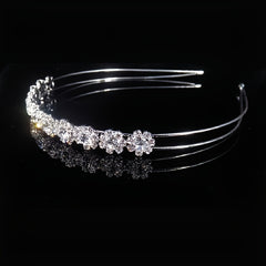 Sparkly Crystal Headband Crown Hair Accessories for Women Girls