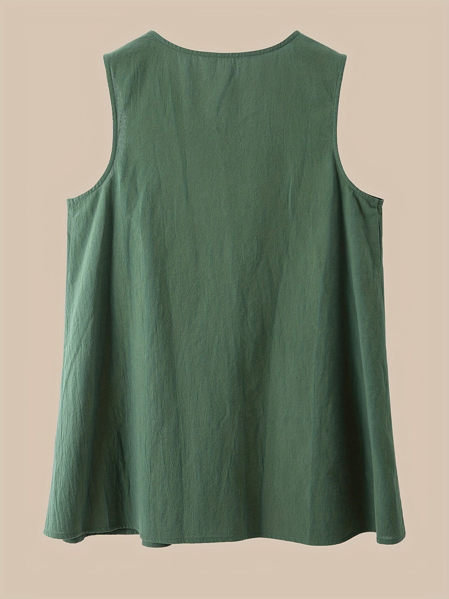  Women's Tank Top Plain Round Neck Summer Thin Comfy