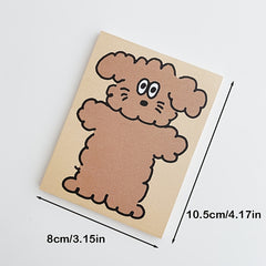 Adorable Cartoon Puppy Sticky Notes for Girls