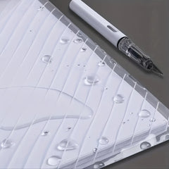2pcs Waterproof Transparent Document Bag Large Capacity Business Office Supplies